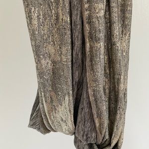 Metallic infinity scarf